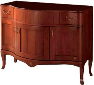 Тумба на ножках под раковину с 3-мя двер. 102хh81х58см, цв.орех (035) БЕЗ столешницы арт.804 867 и раковины арт.851 060,  ZZ BMT Elisabeth 804 108.035