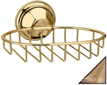 Мыльница-решетка 14x15см, (цв.бронза),  ZZ Andrea Catarina CAK415 BR