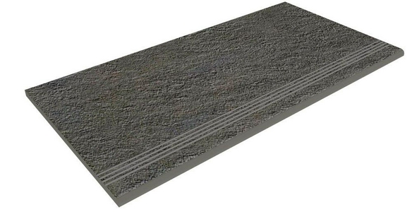 Ступени Техно Estima Loft Ступень Стандарт Грес  04 непол. с прямым бортиком + бортик слева ZZ33x60 n089909