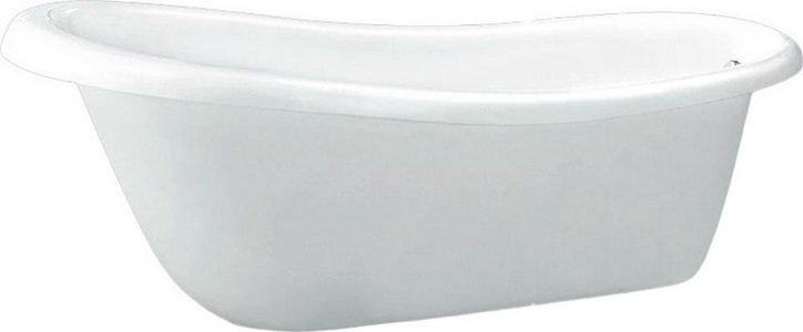 Ванна 1700x805xh815 мм, акрил, отдельностоящая, БЕЗ ножек, слива-перелива, гидрозатвора, BelBagno ZZ BelBagno Универсал BB04