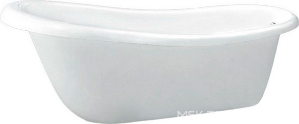 Ванна 1700x805xh815 мм, акрил, отдельностоящая, БЕЗ ножек, слива-перелива, гидрозатвора, BelBagno ZZ