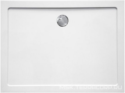 Поддон душевой 1600х900h35мм, прямоугольный, отв. слива 90мм, (без сифона, ножек, экрана), цв. белый стеклокомпозит SMC, Cezares ZZ Cezares Универсал TRAY-M-AH-160/90-35-W