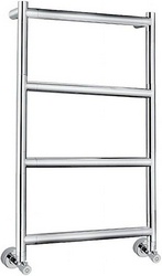 Полотенцесушитель 531,5(500)хh900х135мм, подвод воды int.468мм, (цв.хром), краны, крепёж в компл., (ГВС) Margaroli Sereno ZZ
