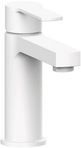Смеситель для раковины, с д/к, (цв.белый матовый),  ZZ Cezares Ovest OVEST-LSM1-BIO
