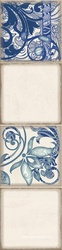 Фриз Faenza Cobalt "Ornament" 3 XX|15.6x63