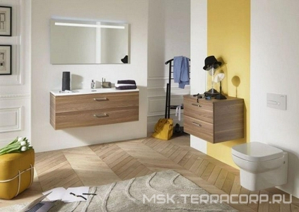 Зеркало 120*65 см, инфракрасный выключатель, подогрев, светодиодная подсветка Jacob Delafon Универсал EB1418-NF