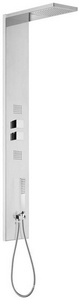 Душевая панель 20х53,5хh150,5см, термостат, верхний, боковой и ручной душ, (цв.хром),  panel 4 ZZ Bossini Manhattan L00891.030