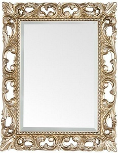 Зеркало прямоуг. в дерев. резной раме 75х95см (верт./гориз. монтаж), (цв. бронза), крепёж в компл., Tiffany ZZ Tiffany Универсал TW03427br