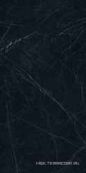 Керамогранит для пола и стены Ariostea Ultra Marmi Nero Marquinia Lev Silk 6 мм ZZ75x150 UM6SK157547