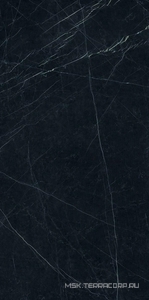 Керамогранит для пола и стены Ariostea Ultra Marmi Nero Marquinia Lev Silk 6 мм ZZ75x150 UM6SK157547