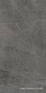 Керамогранит для пола и стены Ariostea Ultra Marmi Grey Marble Prelucidato (Soft) 6 mm ZZ75x150 UM6S157524