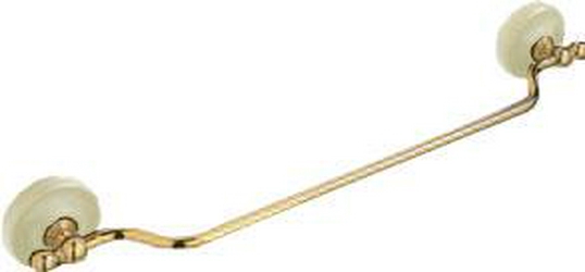 Полотенцедержатель 65 см, золото/лакиров.беж, Loira Z XXZ