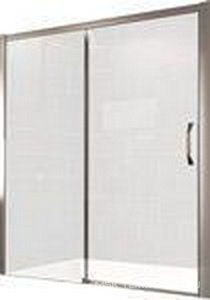Штора на ванну 2-х секц.,сдвижн, Правая ВХОД СЛЕВА,1700хh1500мм,(профиль цв.хром, стекло прозрач 4/6мм), Х1 / PL SDS KL Huppe X1 Х1 EASY ENTRY KY C K1S1K 1700 '092-321 / R / PL SDS