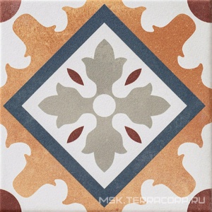 Керамогранит для пола и стены APE Ceramica Cabanyal Marina Terracotta 15x15 A048693