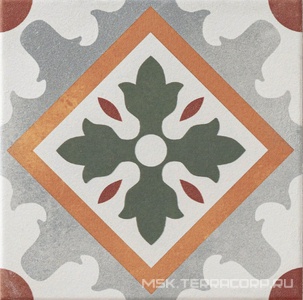 Керамогранит для пола и стены APE Ceramica Cabanyal Marina Green 15x15 A048694