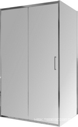 Душевой уголок 1200х900хh1950мм, прямоуг., правый/левый, (стекло прозрачное 6мм, фурн.цв.хром),  ZZ BelBagno Luce LUCE-AH-1-120/90-C-Cr