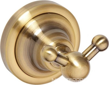 Крючок двойной, (цв.бронза),  ZZ Bemeta Retro 144106037