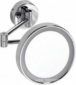 Зеркало косметическое d133мм, 3х кратное увеличение, (цв. золото),  ZZ Bemeta Retro 116101142