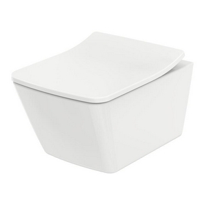 Унитаз подвесной, безободковый, 380x540xh335мм, без сиденья, Tornado Flush, CeFiONtect,  ZZ Toto SP CW532Y