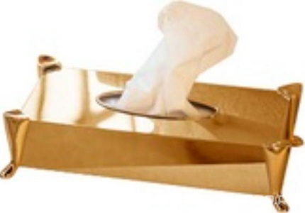 Салфетница настольная 27хh7х15см, (цв. золото),  ZZ Pomd'or Windsor 26.94.01.001