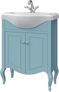 Тумба напольная "-H"- 65 см. антарктида, с 2 дверцами, БЕЗ раковины, (Ручка: Арт. B17 флоренция ) ZZ Caprigo Verona 33517-TP817