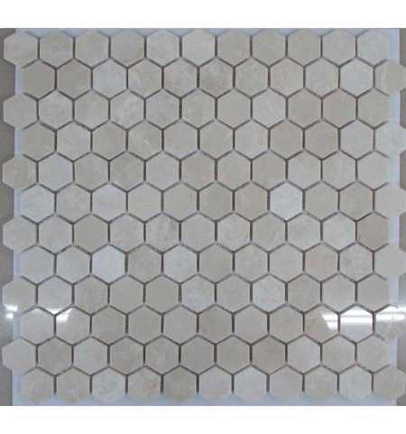 Мозаика из камня на сетке X21-003-P ZZ |29.5x28