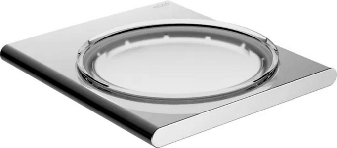 Мыльница настенная (хрусталь матовый, держатель цв.хром),  Keuco Edition 400 11555 019000