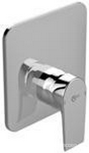 Смеситель для душа, встраиваемый в стену, внешняя часть, БЕЗ внутренней части арт.A1000NU, (цв. хром),  ZZ Ideal Standard Tesi A6585AA