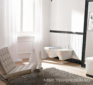 Биде подвесное 50x45см,  ZZ Scarabeo Butterfly 4007