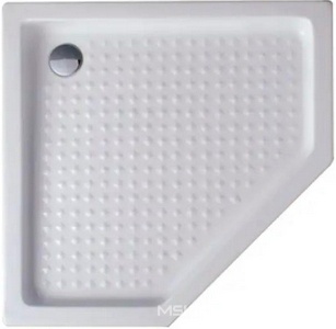 Поддон душевой 1000х1000хh150мм, пятиугольный, отв. слива 90мм, (сифон крышка цв.хром, мет каркас, ножки в компл.), акрил цв.белый, Cezares ZZ Cezares Универсал TRAY-A-P-100-15-W