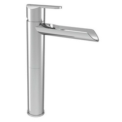 Смеситель для накладной раковины, "Высокий" h302мм, c д/к, (цв. хром), Heaven XX