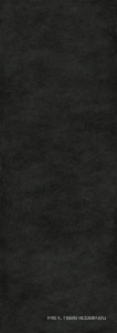 Керамогранит для пола и стены Laminam Rus Seta  Liquorice 3.5  mm 100x300 LAMF007465