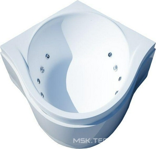 Ванна 164х164х65см, ( хромотерапия ). на раме, фронт. панель, слив/перелив в компл.,  ZZ Thermolux Infinity Life Infinity Life (хромотерапия)