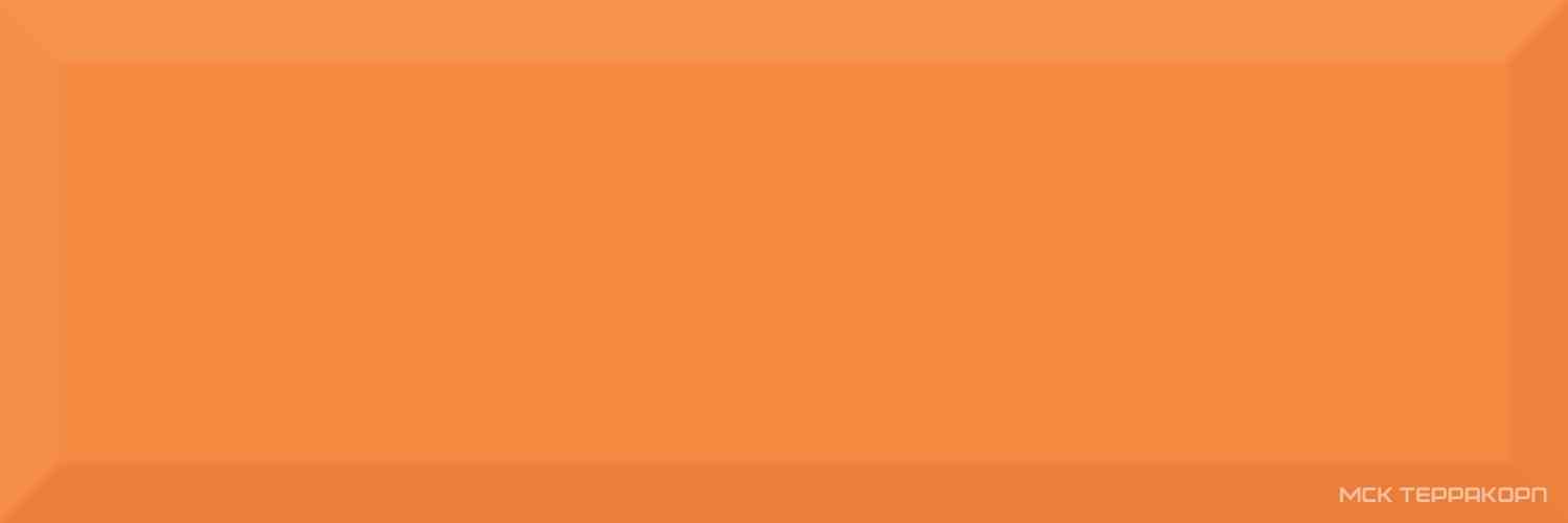 Monocolor Naranja Biselado Brillo ZZ10x30
