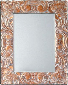 Зеркало 114х87см, в рамке  ZZ Devon & Devon Golden Bloom DKSILVBL