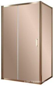 Душевое ограждение , 120x90x1900 мм, профиль бронза, стекло бронза, БЕЗ поддона ZZ Vegas Glass ZP+ZPV ZP+ZPV 120*90 05 05