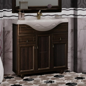 Тумба напольная  80, 870*890*510 мм, цвет нагал, БЕЗ раковины 85 см (арт 7327206000)  ZZ Opadiris Тибет 00-00002851