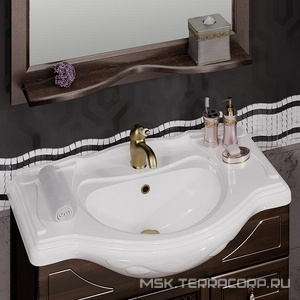 Тумба напольная  80, 870*890*510 мм, цвет нагал, БЕЗ раковины 85 см (арт 7327206000)  ZZ Opadiris Тибет 00-00002851