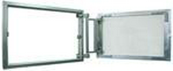 Люк сантехнический ревизионный  25(в)*70(ш) см, двухстворчатый, открывание нажатием, ключ для регулировки в комплекте ZZ Люкер AL-KR AL-KR 25/70