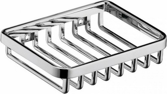 Мыльница-решетка настенная прямоугольная 132х100хh28мм (цв.хром) Keuco ZZ Keuco Универсал 24901 010000