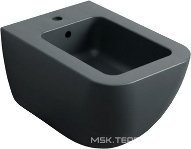 Биде подвесное 37,5х55хh37,5см, крепёж в компл, (цв.Basalto),  ZZ Ceramica Cielo Shui Comfort SHCOBS (BA) Le Terre di Cielo