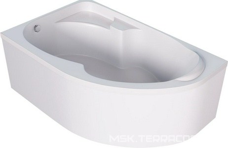 Ванна угловая"DIANA" 170x105 см L акриловая, без каркаса, слива-перелива панели, цвет белый ZZ 1Marka Diana 01ди1710л