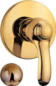 Смеситель для душа, встраиваемый в стену, (цв.бронза),  ZZ Cezares Lira LIRA-C-DIM-02