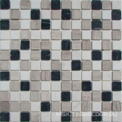 Мозаика из камня на сетке М20-201-23Т ZZ |30x30