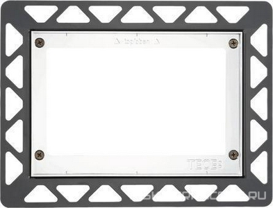 Монтажная рамка для установки панелей смыва на уровне стены, регулир.глубины 5-18мм, (цв. белый),  ZZ Tece TECEloop 9240646