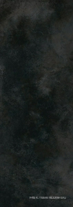 Керамогранит для пола и стены Laminam Rus Oxide  Nero 5,6 mm 100x300 LAMF004018