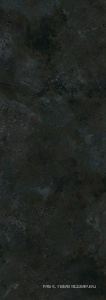 Керамогранит для пола и стены Laminam Rus Oxide  Nero 5,6 mm 100x300 LAMF004018