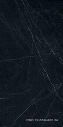 Керамогранит для пола и стены Ariostea Ultra Marmi Nero Marquinia Lucidato (Shiny) 6 mm ZZ75x150 UM6L157547