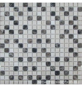 Мозаика Мозаика из камня на сетке M20-080-15T |30.5x30.5 Спектр-М Натуральный камень M20-080-15T