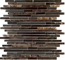 Мозаика из стекла на сетке SK10-039 ZZ |30.1x30.1